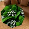 1pc Lily of the Valley Automatic Open/Close Umbrella with Windproof, 8-Rib Sturdy Canopy, Durable Ribs, Fashionable Design1231A