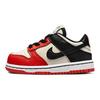 NBA X Nike Dunk Low EMB TD 75th Anniversary - Bulls Baby Sneakers Red Sail Black DC9562-100