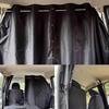 COBIVI Car Car Divider Curtains with Extendable Improves Air Conditioning Opens and Closes in the Thick Checkered 110cm Long x 160cm Privacy Emergency