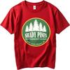 Men Tshirt Fashion Tshirt Unisex Summer Men T Shirt Shady Pines Retirement Home Logo Design Short Sleeve Workout O Neck Tshirt