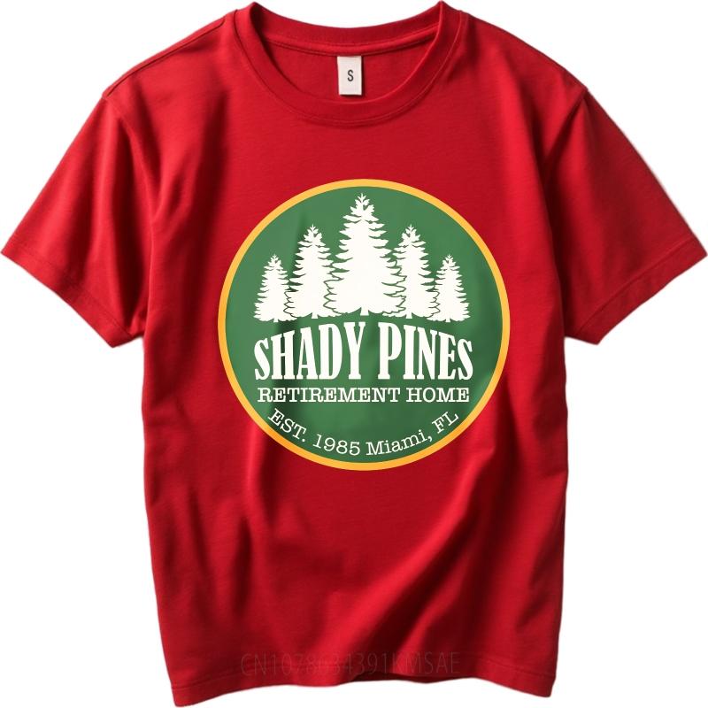 Men tshirt Fashion Tshirt Unisex Summer Men T Shirt Shady Pines Retirement Home Logo Design Short Sleeve Workout O Neck Tshirt S