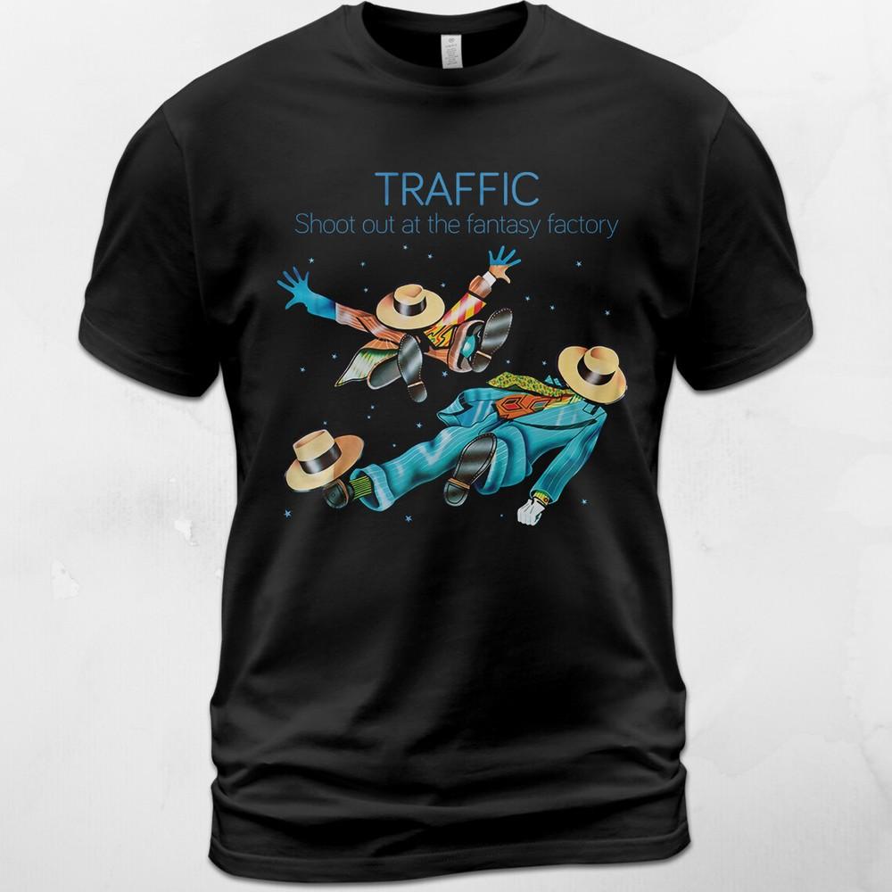Unisex Cotton T-Shirt Traffic Shoot Out at the Fantasy Factory Steve Winwood Unisex T-Shirt S