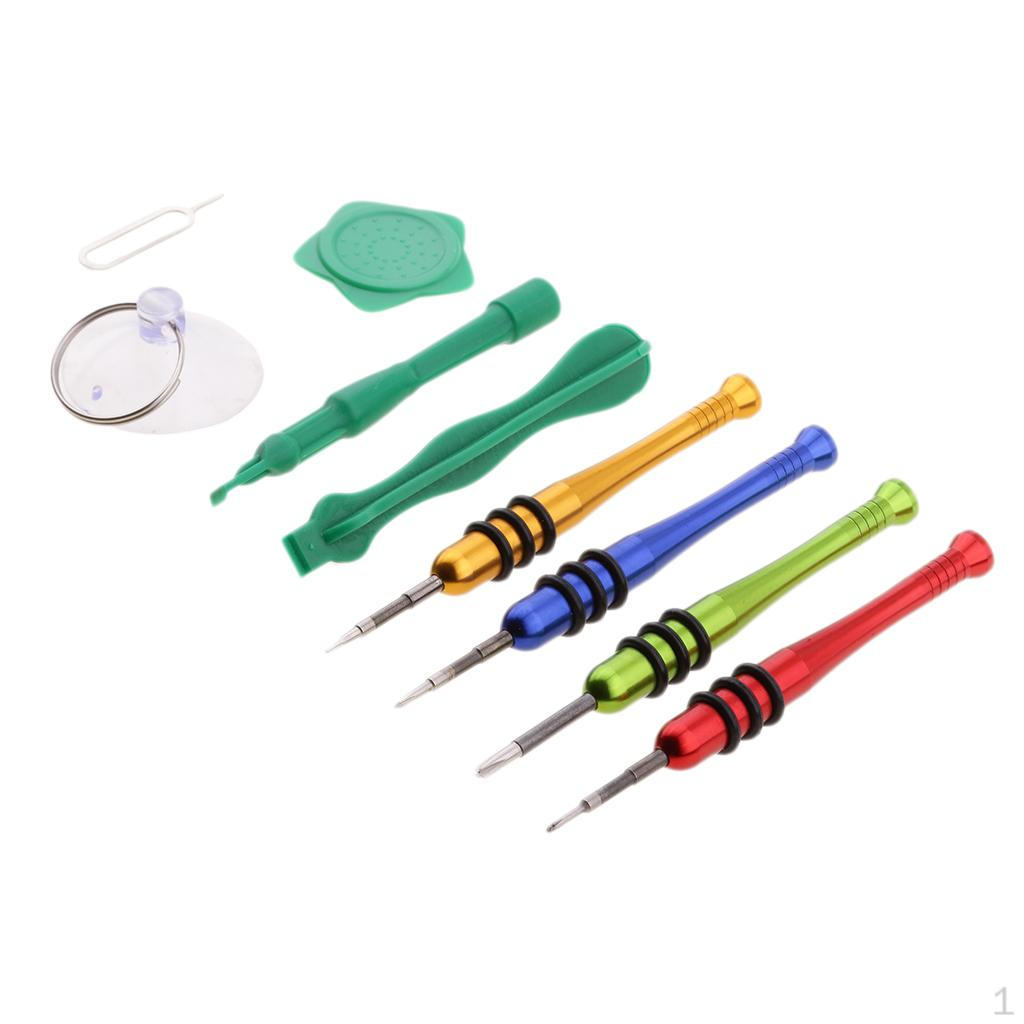 

9 in 1 Universal Portable Opening Tool Disassemble Kit Including 4 Different Screwdriver,Plastic Pry