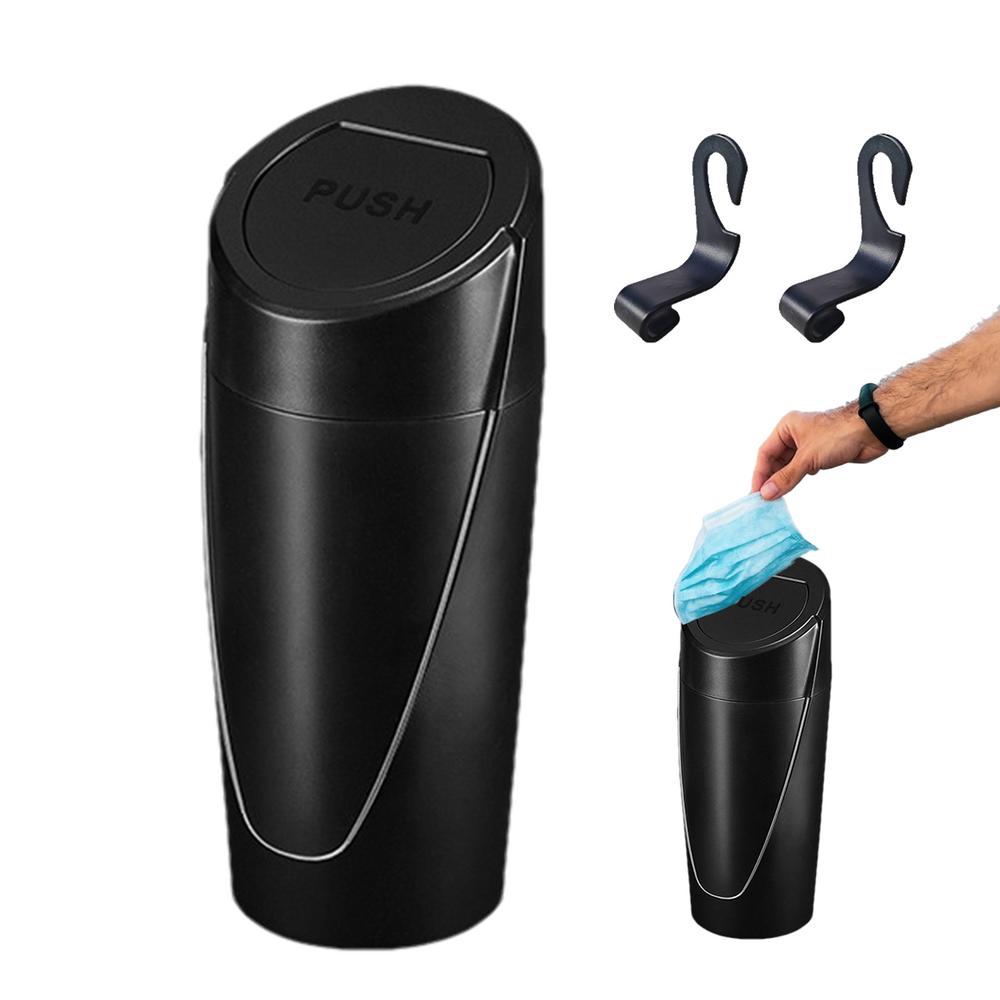 

Маленький автомобильный мусорный бак водонепроницаемый мини-внедорожник мусорный контейнер с крышкой герметичный мусорный контейнер автомобильные аксессуары для дома чёрный