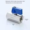 304 Stainless Steel Mini Manual Ball Valve with Male & Double Female Threads