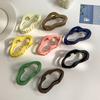 New Solid Color Geometric Hair Claw High Ponytail Clip Headwear Women's Fashion Hair Clip Barrettes Hair Accessories