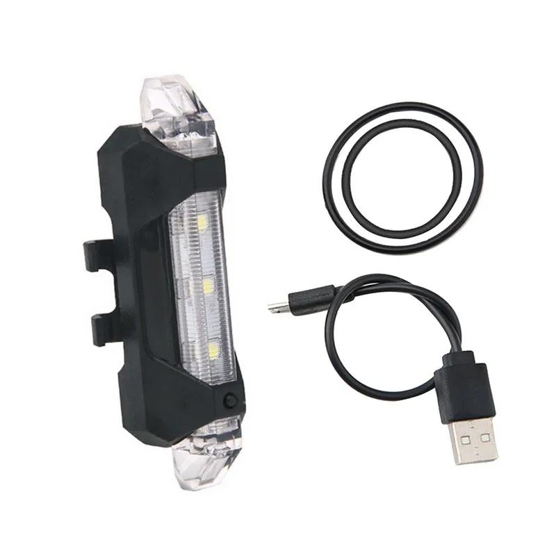 1/2 Stück Fahrradlicht Set Scheinwerfer, Rücklichter USB Wiederaufladbar Flutlicht Fahrrad Elektroroller Zubehör Reitausrüstung
