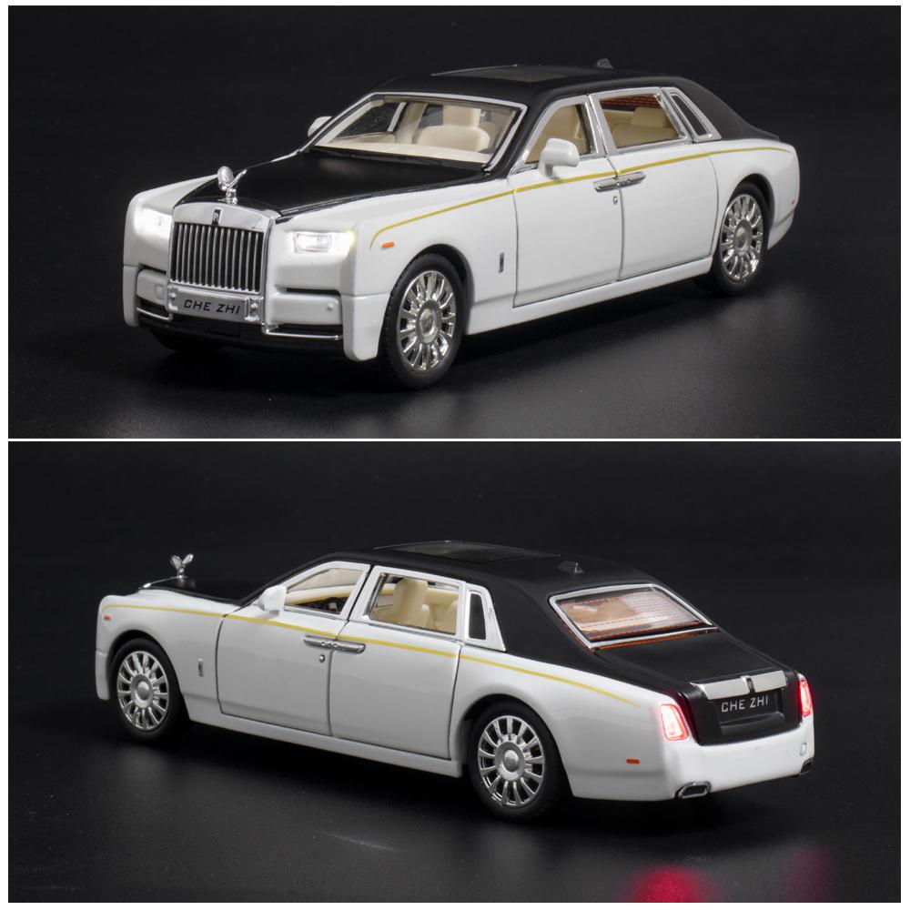 1:32 Rolls Royce Phantom VIII Luxuslimousine Legierung Druckguss Modellauto Heimdekoration Sammlerstücke Hobby Ausstellungsstücke Feiertag