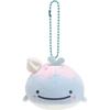 San-X Jinbei-san Round Hanging Plush Toy, Lost Whale MO56201