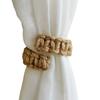 2 Pcs Hand-woven Nordic style hemp rope curtain tie rope, for home hairpin storage decoration, holiday gift