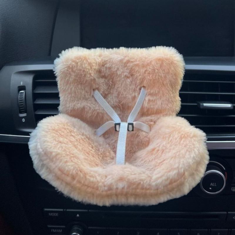 15-17cm Car Doll Seat Safety Seat Cute Doll Air Outlet Decoration High-grade Car Interior Decoration