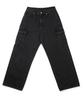GAKKAI UNIONS Wide Denim Cargo Pants Black