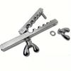 Copper Tube Expander 45 Degree Brake Pipe Flare Tool Kit with Adapters for Reaming Pipes