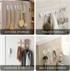 40/1 Set Legierungshaken mit Schrauben Wandmontierte Aufhänger für Mäntel Handtücher Taschen Mützen Haken Küchen Badezimmer Aufbewahrungsregal Halter