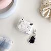 Advanced sense of small black cat is suitable for AirPods 1 generation bluetooth headset case pro1 generation 1 generation protective case apple 1 
