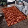 Modern Geometric Print Carpet The Shining Honey Rug Large Area Rug for Living Room Bedroom Decor Rug Non-Slip Washable Floor Mat
