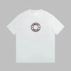 Heavy Pure Cotton Letters Summer Couple Half-sleeved Comfortable Pure Cotton Luxury Short-sleeved T-shirt for Men and Women
