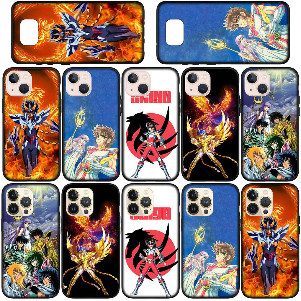 Phone Case for iPhone 17 16 15 Plus XR Huawei P30 P20 Lite Redmi Note 14 12 11 13 Pro Max OPPO A60 A80 A40 A18 A38 A54 Coque Saints Anime Seiyas Cover