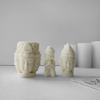 3D Buddhas Candle Mold Handmade Soap Resin Mould DIY Cake Chocolate Silicone Mold