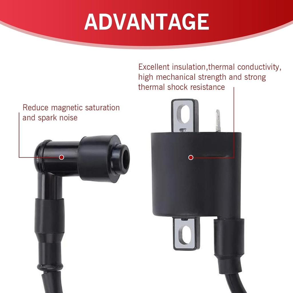 Ignition Coil, 125cc Dirt Bike Ignition Coil, Compatible with 125cc 150cc 20