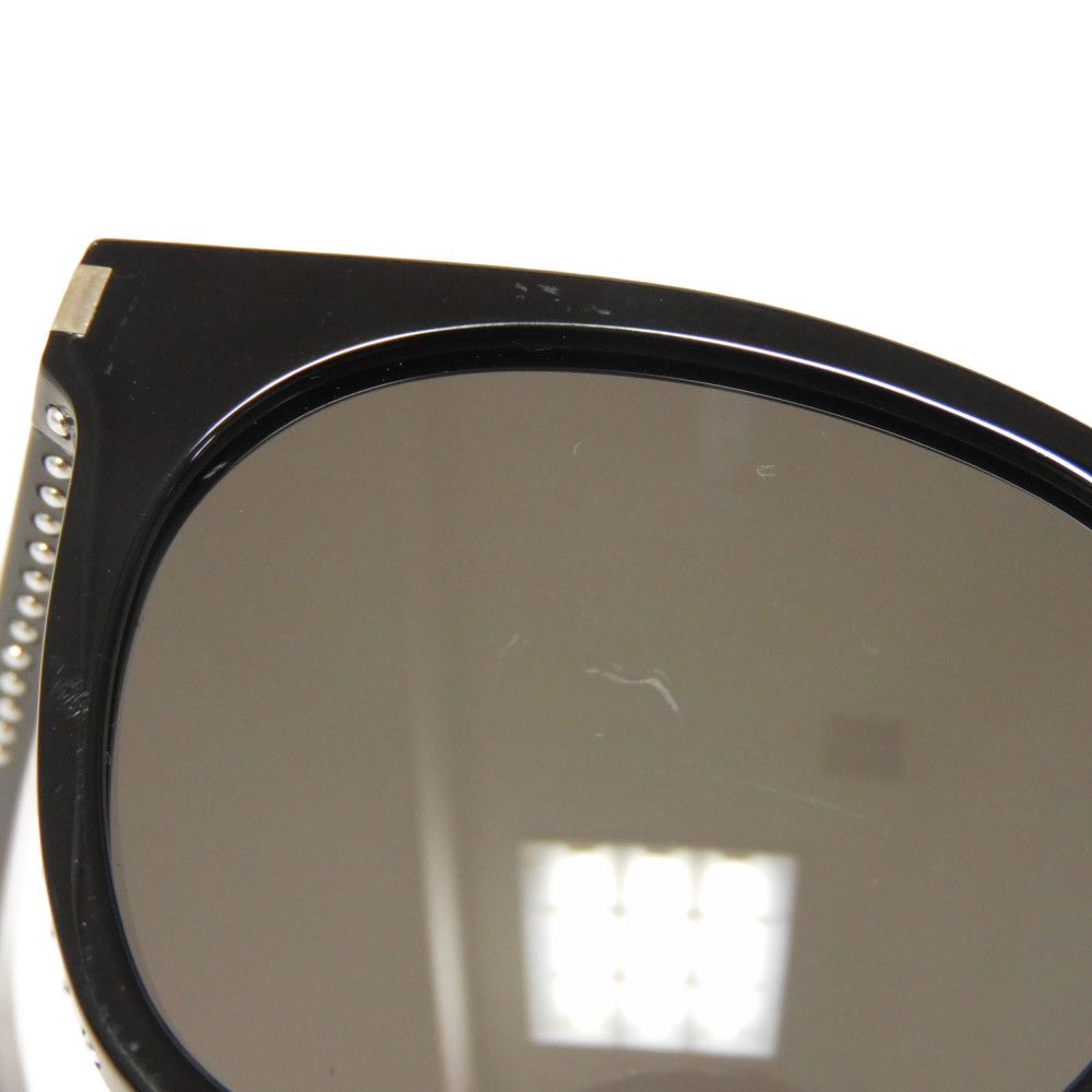 Used 9921 Studded Wellington Shoes SL28 037 7968 Clear Black Silver Logo Black Unisex from Japan AUTHENTIC