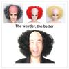 Clown Cosplay Bald Cap Wig Props Headgear Fashion Clown Wig  Halloween Party