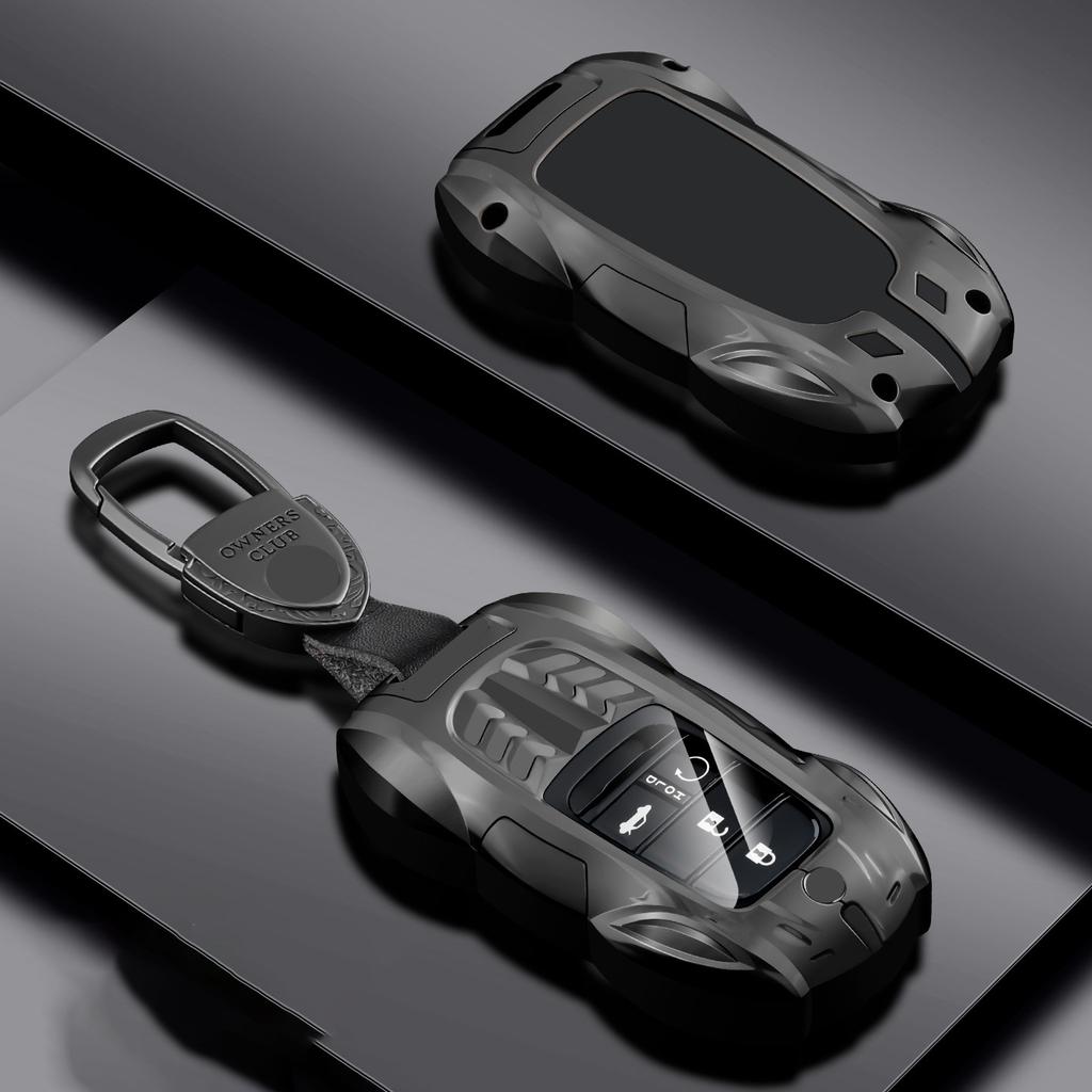 CKU5 Metal Car Remote Key Cover Case Holder shell Keychain Fob For Honda New Accord 11th Gen Civic Odyssey CRV ZRV XRV HRV e:NS1 Jazz