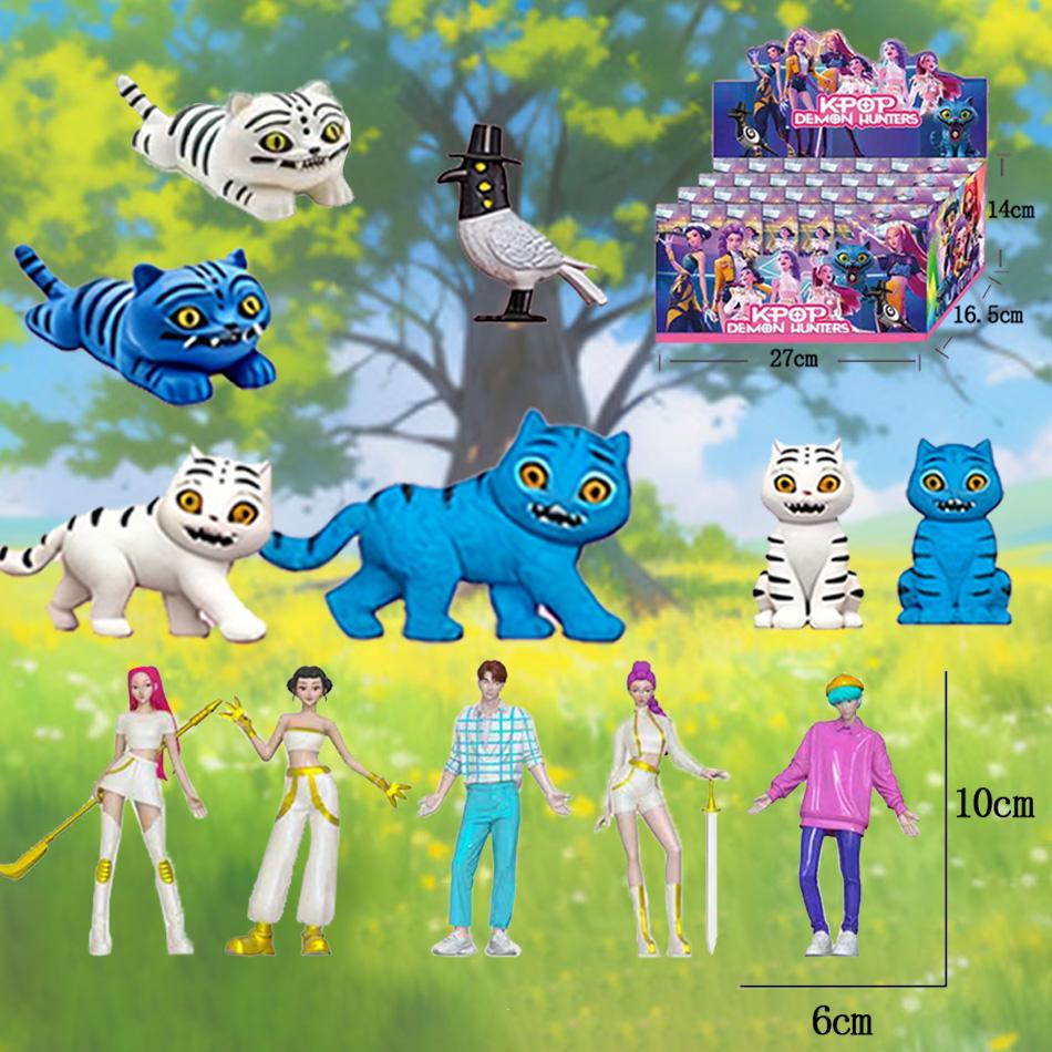 Anime Kpop Dämonenjäger Figur Modell Spielzeug Cartoon Gaming Zubehör Blind Box Dekoration Sammlerspielzeug Für Kinder Geschenk
