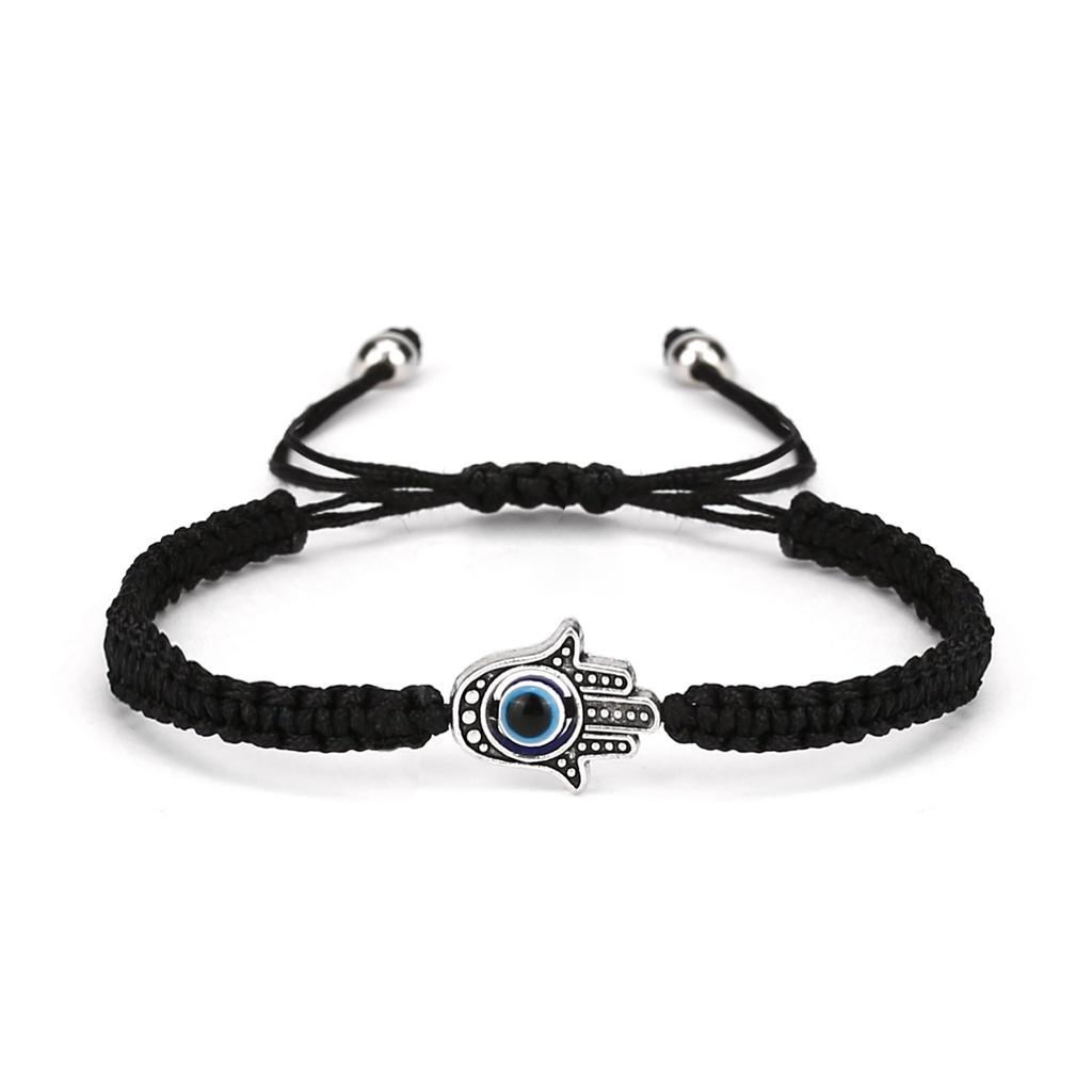 Vintage Blue Eyes Demon Eye Halskjede Armbånd for kvinner Sølv Armbånd Tilbehør Smykker Gaver