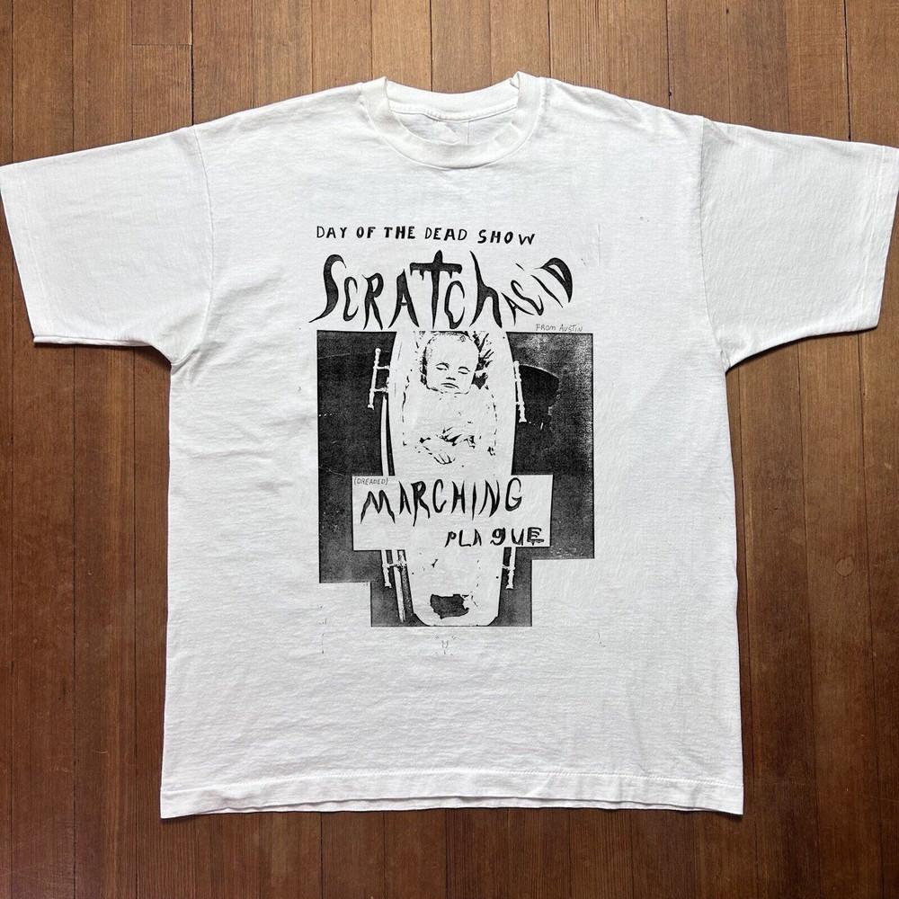 Scratch Acid Gift For Friends White T-Shirt Cotton All Size RD67 Unisex T-Shirt XL