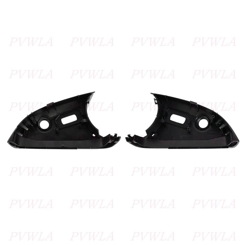 Black Painted Reverse Mirror Housing With Puddle Light Hole For Benz W212 2009 2010 2011 2012 2013 2014 2015 2016Car Accessories