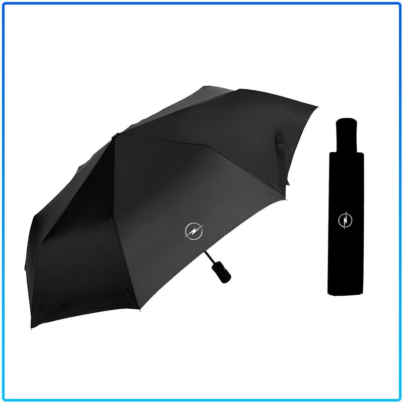 Winddicht Regen Vollautomatisch Kompakt 3-fach Faltbarer Regenschirm Emblem Für Opel Astra C G H Insignia J K Zafira B Corsa Vectra C Corsa C
