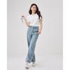 IEF 2025 Spring Women's Plus Size Slimming Denim Wide-Leg Pants