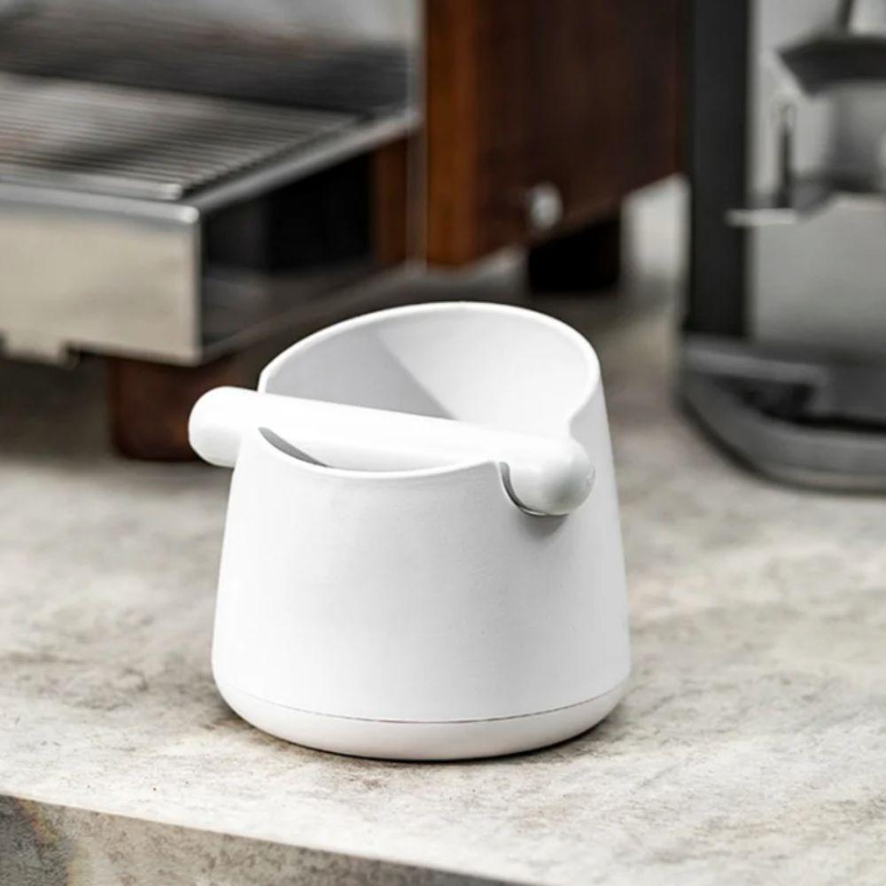 Anti Slip Base Coffee Grounds Bucket With Knock Bar Espresso Grounds Container  Baristas