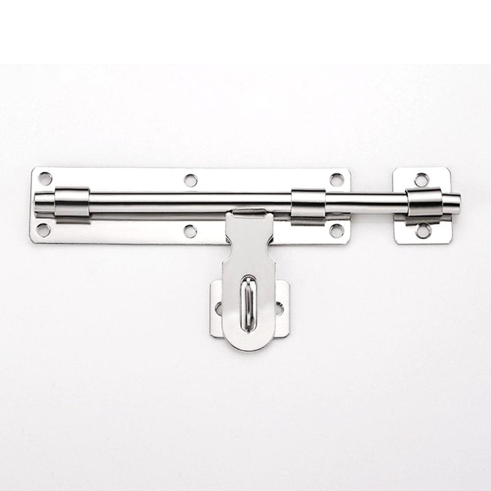 Heavy Duty Stainless Steel Gate Latch for Fences Garage and Shed Doors Reliable Slide Bolt with Padlock Option