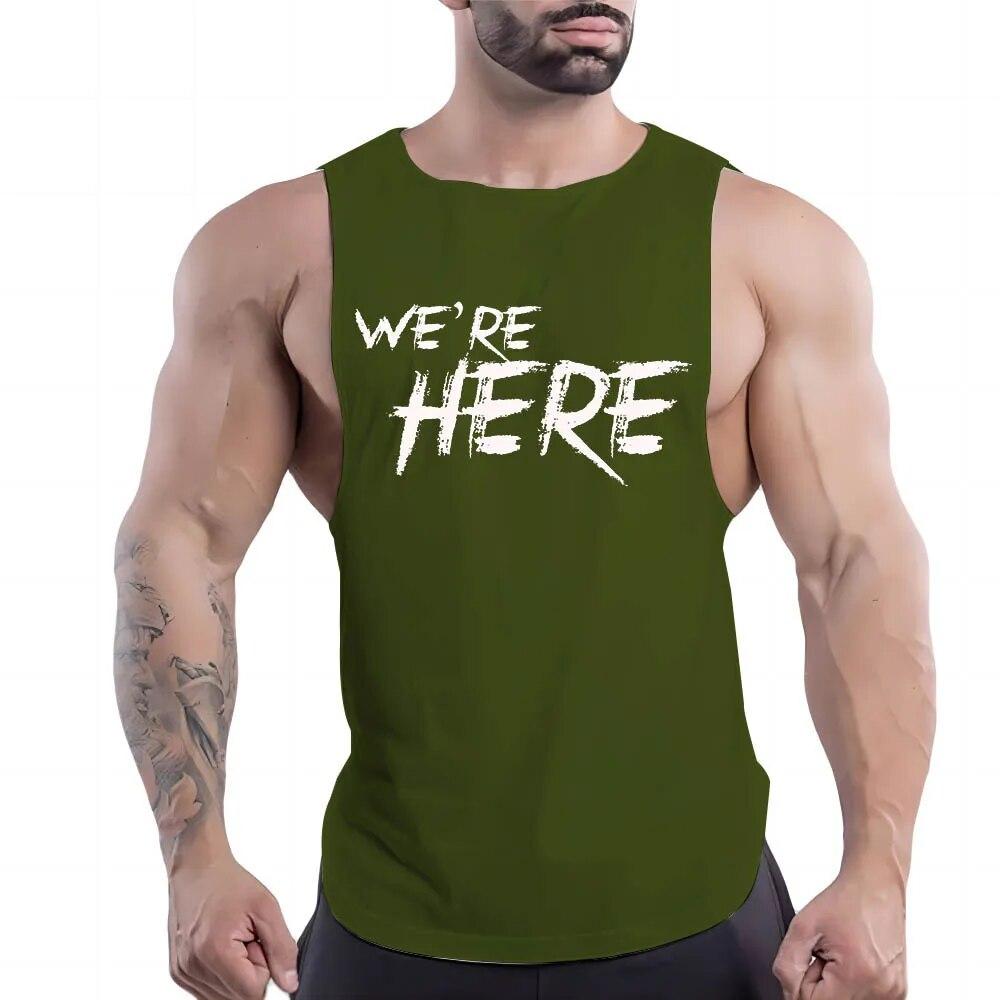 Čtyři roční období Módní Ležérní Sportovní styl Streetový basketbal Bez rukávů Styl vesty Posilovna Pánský kulatý výstřih Pohodlná Prodyšná vesta