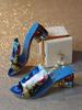 Fashion Women's Fashion Slippers Colorful Crystal Peep Toe 5.5cm Heel High Shoes Women Dress 2025 Summer Mature Sexy Zapatillas De Mujer