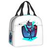 Benutzerdefinierte Hazbins Anime Animation Hotel Angel Dust Isolierte Lunchtasche Arbeit Schule Wiederverwendbare Thermos-Kühlbox Lunchbox Damen Kinder