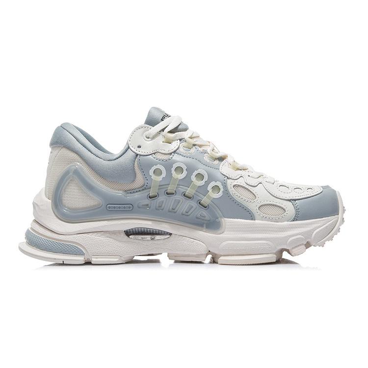 Li Ning Fabric Paris Fashion Week Runway Cushioning Slip Resistant Abrasion Resistant Breathable Low top Casual Shoes ARHR091-3