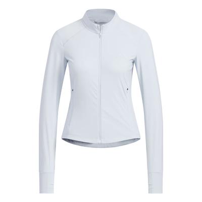 Tech Knit Sports Casual Fashion Zip Jacket Women Jacket Light-Blue KE5780