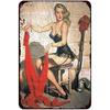 Vintage Pinup Girls Metal Tin Sign Wall Decor  Sexy Retro Art Posters for Man Cave Home Cafe Garden Club Bar  Iron Painting Plaq