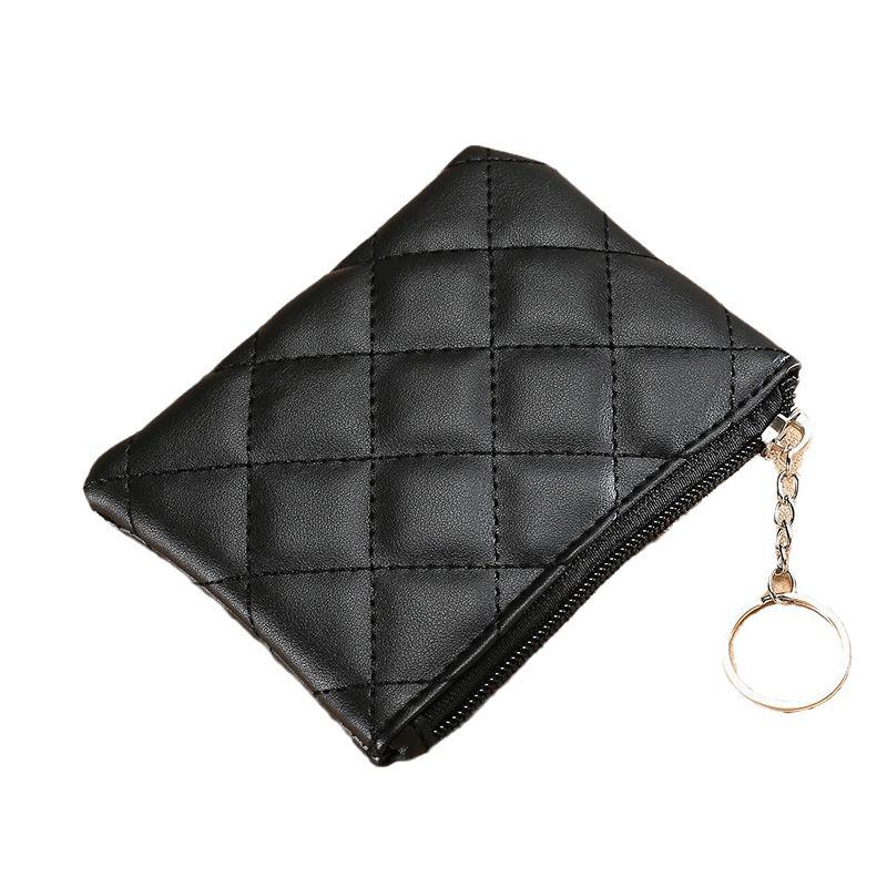 Women's Large Capacity Coin, Cash & Card Pouch with Key Holder and Lipstick Compartment