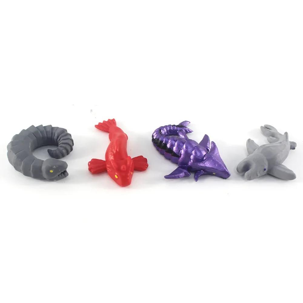 24pcs/set Deep Sea Monster Action Figures Sea Creatures Animal Model Toys