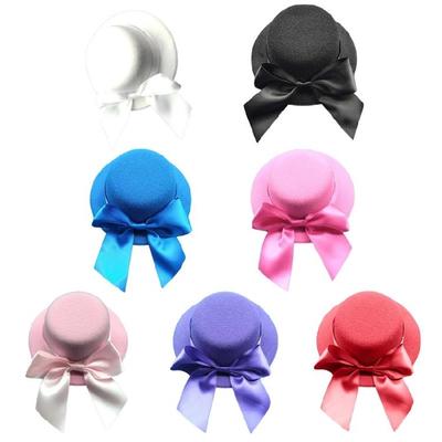 Fascinator Hat Shape Hair Clip Wedding Photography Camping Hairpin for Teen Girl Spring Picnics Taking Photo Hair Clip