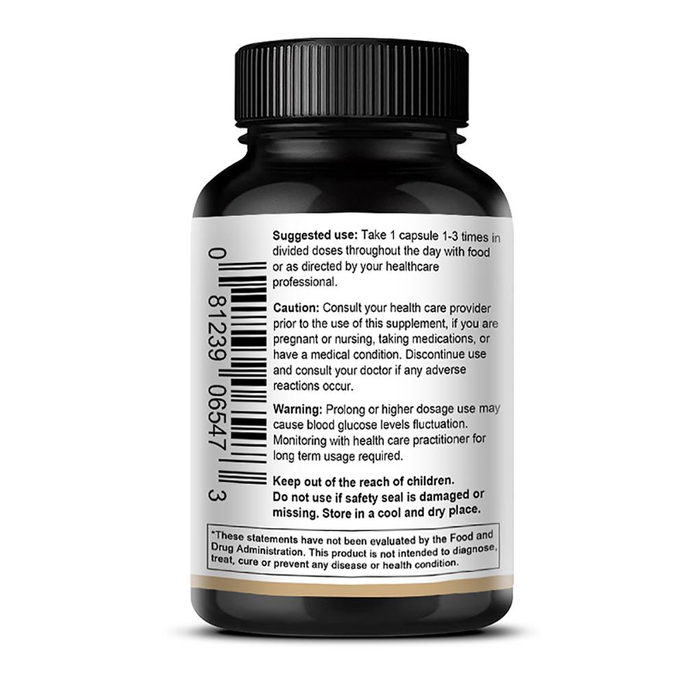 Berberin HCl 500 mg Nahrungsergänzungsmittel, 120 Kapseln mit Kräuterextrakten pro Flasche