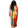 New Women's Multi-Color One Size Cover-Up with Modern Print
