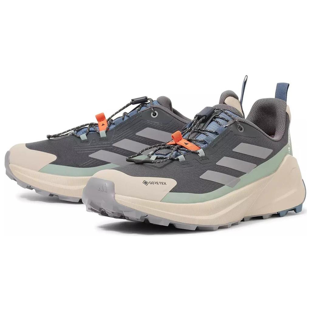 Adidas Terrex Trailmaker 2.0 Gtx Sl Carbon Grey Green Comfortable Versatile Durable Low-Top Running Shoes Men Sneakers JP5240