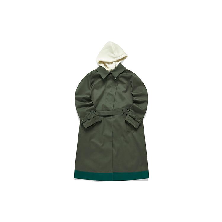 

New FILA Trench Coats Women s Deep Green Tea F11W144707FKK M