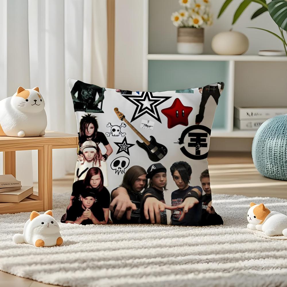 Rock Band TTokios HHotels Kissenbezug Seidig elegant Komfort Schlafsofa Verdeckter Reißverschluss