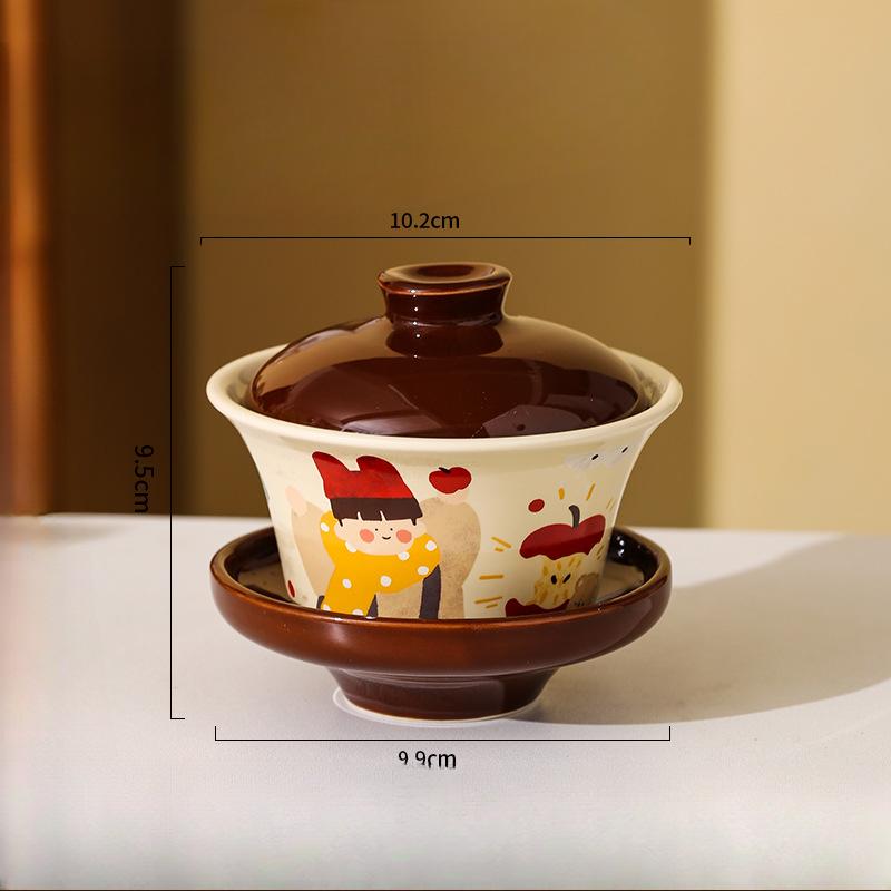 Star Prince Tea Cup Cup Birthday Gift for Friends Elders Coffee Cover Bowl Holiday Gift Tea Set